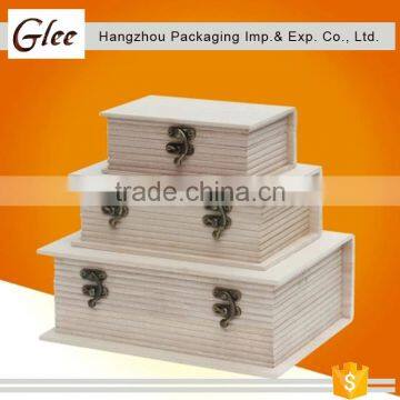 polished ec-friendly factory price box wood box packaging
