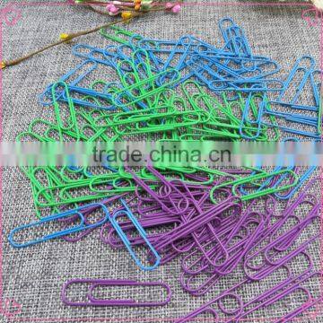 Colorful Metal Wire Money Office Stationery Paper Clips 50mm photo-5