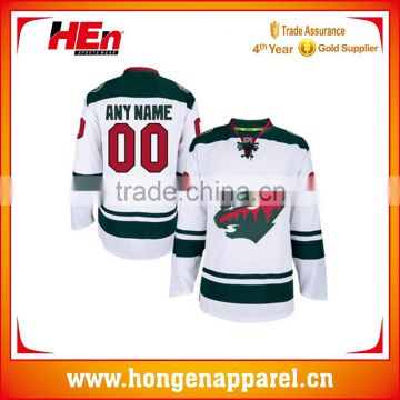 Hongen apparel printed ice hockey wear/tops/socks camo 4xl ice hockey jersey