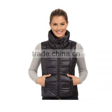 Stand collar Sleeveless insulator vest