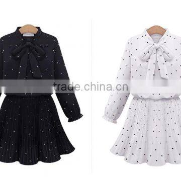 GZY 2015 Collar Butterfly Long Sleeve Working Ladies Pictures Formal Wear photo-6