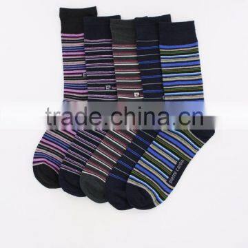 Strip Cotton Crew Short Socks Men photo-3