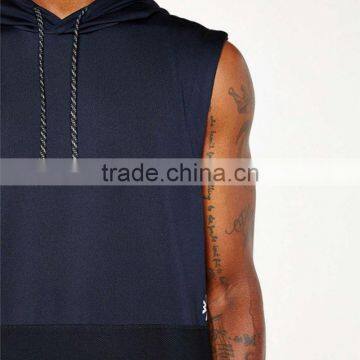 Wholesale Newest Design Sleeveless Hoodie Zip up Sleeveless Zip Hoodie photo-5