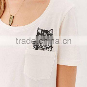 Simple Fashion t Shirt Design for Ladies Basic t Shirt photo-2