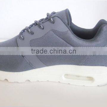 Factory Supply Grey Mens Air Cushion Sport Shoes photo-2