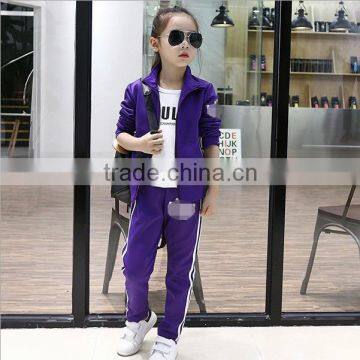 AS-595G New Arrival Sports Clothes Wholesale Factory Children's Clothes Sets Girls' 2pcs Fancy Clothing photo-6