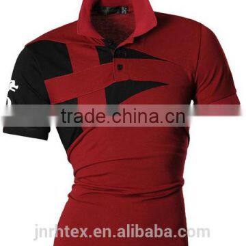 Trade Assurance Ring Spun Cotton Fabric Custom Fake Man Polo t Shirt Different Colors photo-2
