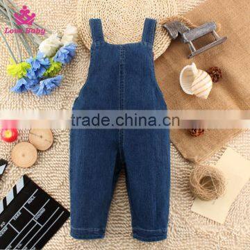 2016 Wholesale Toddlers Jeans Cute Overalls Children Denim Overalls Baby Fashion Strap Jeans photo-3