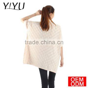 2017 Fall Women Short Sleeve Casual Loose Fit Knit Pullover Sweater photo-4