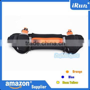 Hydration Running Belt With 2 Bottles - Adjustable Waist Pack/Pouch With 2*150ml BPA Water Bottles - Accept Custom - 3 Colors photo-2