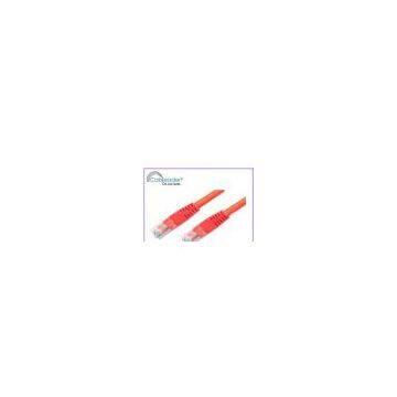 High Speed Cat 5e networking cables, RJ45 Patch Cable with red color