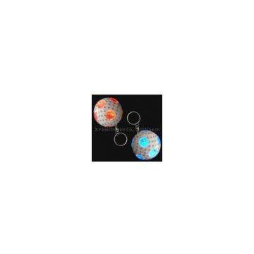 personalized mini LED Metal / Plastic flashlight key chain torch for Promotional gifts