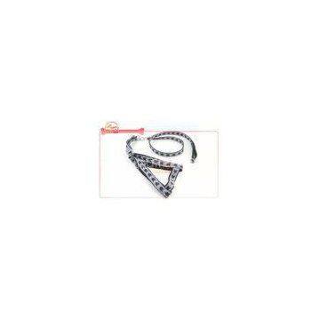 Single Ply Jacquard Weave Nylon Pet Collar And Leash Set With Soft Foam Paddle