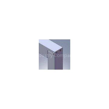 Screw Joint Alloy 6063 Aluminum Solar Panel Frame , Steel Polished Extruded Aluminum Profile