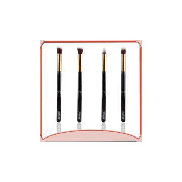 MAANGE New Style Fashion 4pcs Cosmetic Brush With Black Wooden Handle photo-3