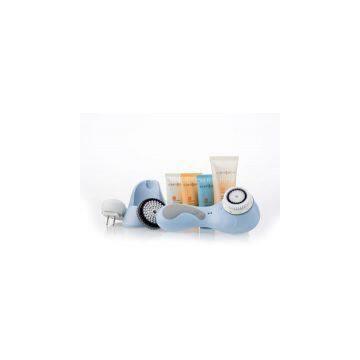 blue Clarisonic PLUS sonic skin cleansing for face & body three colors