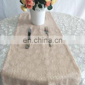 Graceful Sequin Coral Table Runner photo-2