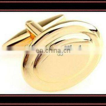 new design gold plating pure metal cufflinks