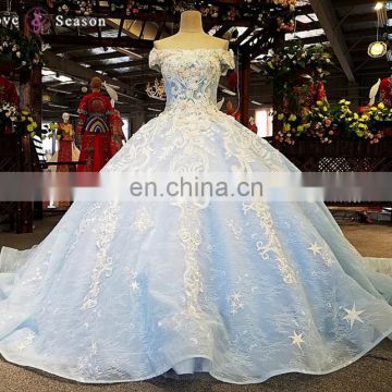 LS00385 off shoulder light blue carnival theme evening gowns in india cocktail party dress