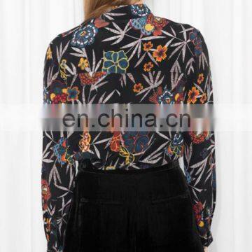 England Straight Fit Classic Print Shirt Silk Women Shirt photo-3