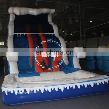 china inflatable cheap slide with arch big inflatable water dry slide for pool for rental business on sale