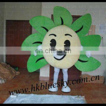 2013 Green leaves flower mascot costume