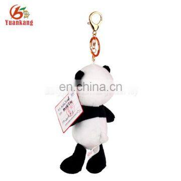 New Design Your Own Wholesale Factory Mini Plush Bear Animal Keychain Metal Hook photo-2