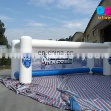 Customized portable inflatable football goal for sale