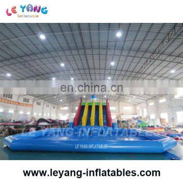 gaint Dolphin inflatable water park, inflatable water amusement park with pool,Inflatable pool with slide