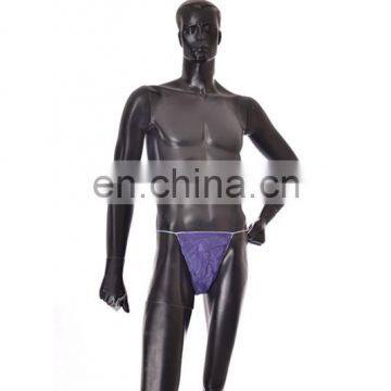 Nonwoven Disposable Spa Sexy Blue G-string for Male photo-4