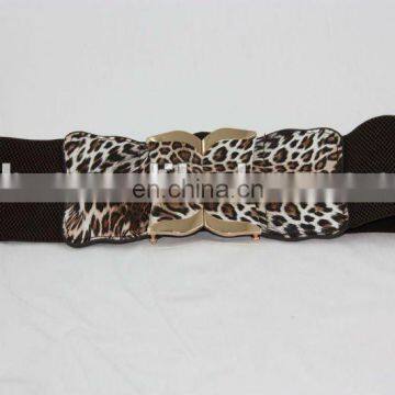 leopard elastic belt