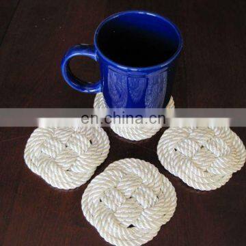 Nautical Rope Coaster Hand-tied Nautical Rope Coaster