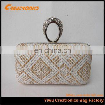 Fashionable Factory Directly Selling Cheap Lady Clutch Bag Made Of Straw Wholesale photo-4