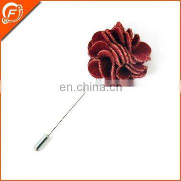 fashion ribbon lapel pins flower brooch for wholesale