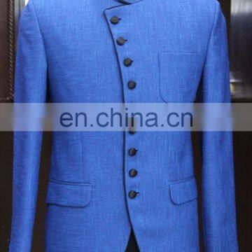 Indian Bollywood Handmade Indo Western Men's Classical Nehru coat wedding dress Jacket Blazer Bridal Wear