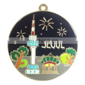 Wholesale Custom Bulk Newest Soft Enamel Heart Metal Classic Car Keychains photo-5