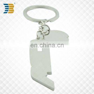 Custom Made Metal Painted 3D Basketball and Letters Keychain photo-3