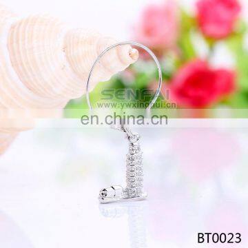 Bulk Engraved Wine Glass Charms Wedding Lead & Nickel Free Glass Wine Charm photo-3