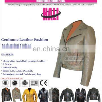 New style leather jackets for women