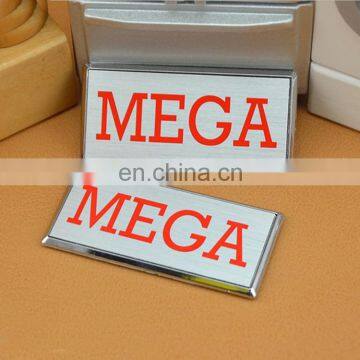 ABS Emboss Custom Raised Logo Sticker