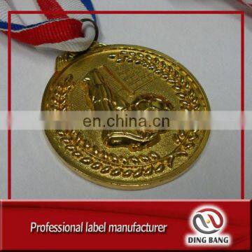 Realiable OEM Factory High Technics 3D 24K Gold Football World Cup Design Metal Custom Collectable Medal