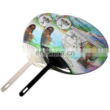 professional customizing brands printed black hand fans