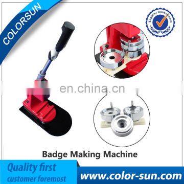 2017 New Badge Making Excellent Interchangeable Badge Maker Button Making Machine