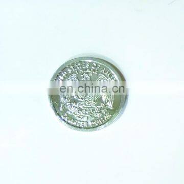 Promotion gold color plastic token coin