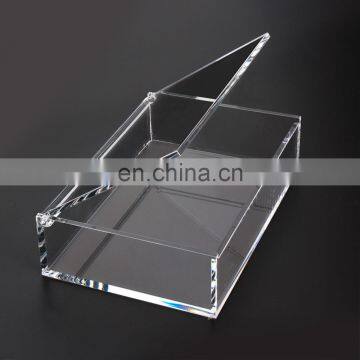 Acrylic tray With Magnet Lid,tray with cover,acrylic tray with lid