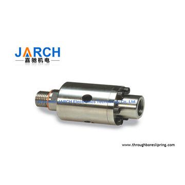 Single Passage High Speed Deublin Rotary Joint For Machine Tool , Female Connection Pneumatic Rotary Union SLIP RING