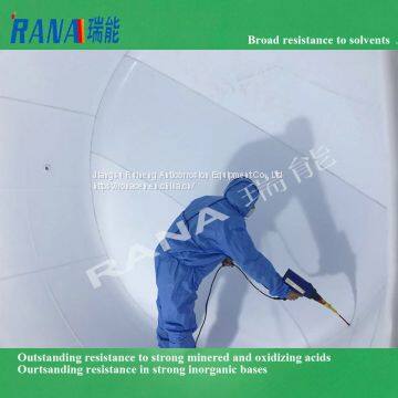 OEM durable 0.5-150 cubic carbon steel lining PTFE/ PFA/ ETFE anticorrosive equipment with long Service life 15-20 years Industrial Chemical Tank