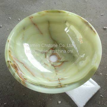 Green Onyx Wash Basins,Green Onyx Bathroom Sinks,Stone Basins