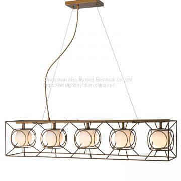 Glass pendant lamp