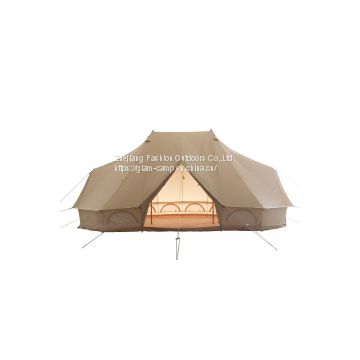 6x4m Luxury Glamping Emperor Bell Tent     big camping tent     luxury tents manufacturers